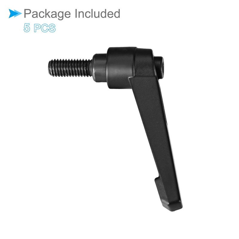 CoCud Clamp Lever Handle M8 x 16mm Male Thread Adjustable
