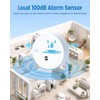 5-Pack Water Leak Detectors with 100dB Alarm for Home Safety