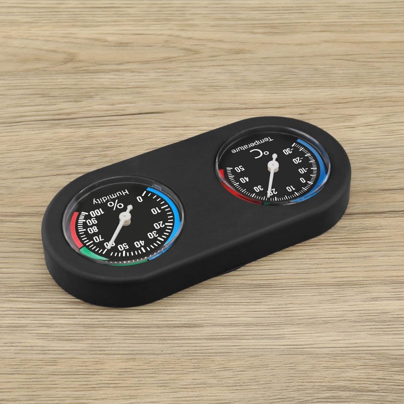 OTOTEC Reptile Thermometer Hygrometer 2 in 1 Mini Round Shape
