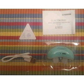QC Electronic Anti-Snoring Device QC-001 TURQUOISE USB-C RECHARGEABLE