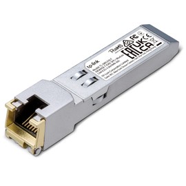 TP-Link TL-SM5310-T RJ45 SFP+ 10G Base-T Module, Supports Disable TX Control Functions, Hot-Pluggable SFP+ Footprint, Metal Housing, Low EMI