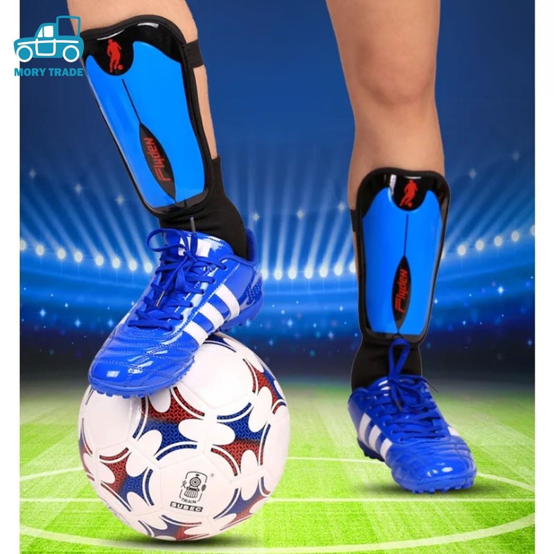 morytrade Shin Guards (Adult Blue)