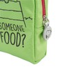 Peanuts PNDW1631 Cosmetic Pouch (Neon Color Pattern), Green