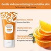 Orange Exfoliating Gel Scrub, Deep Cleansing Moisturizing Scrub with Enzymes,