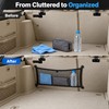 2-Pack Stretchable Car Trunk Cargo Nets for Vehicle Storage –