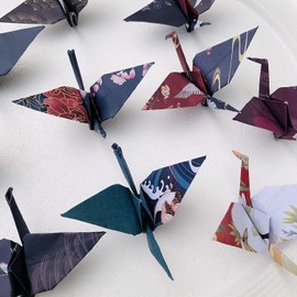 Origami Paper Cranes Large 5.6 Inch Foldable Origami Cranes Handmade DIY Bird Garlands for Wedding Party Birthday Baby Shower Bird Snake Decorations 72 Pieces