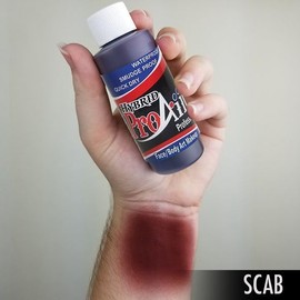 ProAiir Face and Body Painting Makeup - 2oz (60ml) Zombie Scab