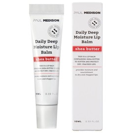 Paul Madison Daily Deep Moisture Lip Balm, Shea Butter, Apple Flavor, 10g, 2 Moisture Shea Butter Lip Balms, 2 pcs / 폴메디슨 데일리 딥 모이스처 립밤, 시어버터, 사과향, 10g, 2개 모이스쳐시어버터립밤 2개