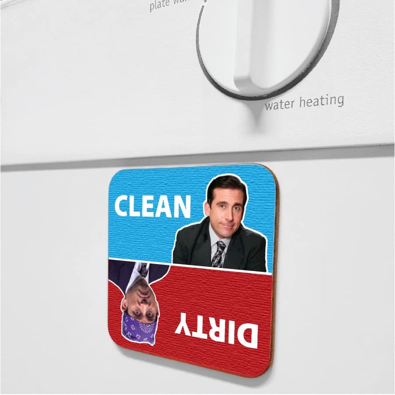 Michael Scott Prison Mike Dirty Clean Dishwasher Magnet