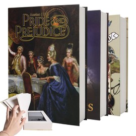 Vivva Real Paper Transfer Book Safe, Hollow with Secret Hidden Compartment, Combination Lock, Hidden Secret Storage Box, Coverbook Safe Containers for Money, Cash Box (Pride and Prejudice)