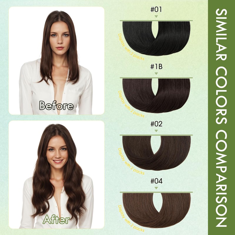 Hairro Microlinks Hair Extensions Human Hair Micro Loop Hairpieces Easy