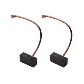 Trade-Shop Motor Carbon Brushes 4 x 5 x 10 mm 12-24 V for Various Car Engines Roller Door Garage Door Drives Alternator Pack of 2