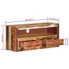 vidaXL Solid Reclaimed Wood TV Stand - Versatile Entertainment Unit