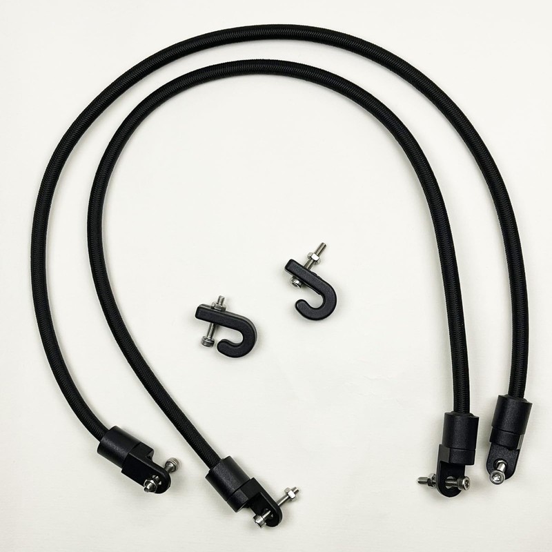 Pmsanzay 2 Pack Kayak Bungee Paddle Holder Kayak Paddle Clip