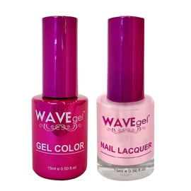 WAVEGEL Soak-Off Gel & Nail Lacquer Matching Duo Set - Princess Collection - #80 Jewelry I 0.5 Oz