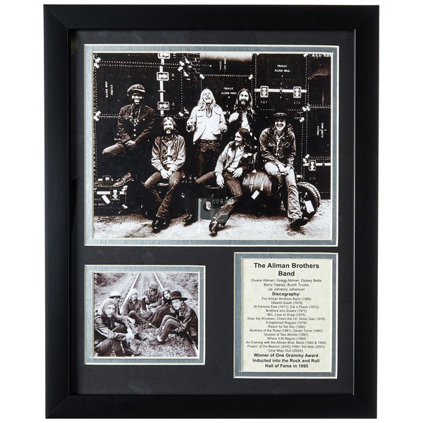Legends Never Die The Allman Brothers Band Framed Photo Collage, 11 by 14-Inch
