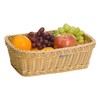 Saleen Multi-Purpose Basket, Suitable for Gastronomy, Rectangular, Plastic Fibre, Dark