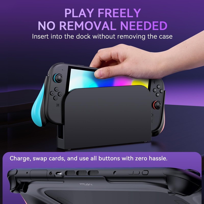 Ergonomic Grip Case for Switch 2 2025 Model – Lightweight