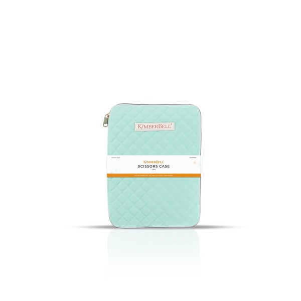 Kimberbell Scissor Case - Quilted Mint Storage for Scissors &