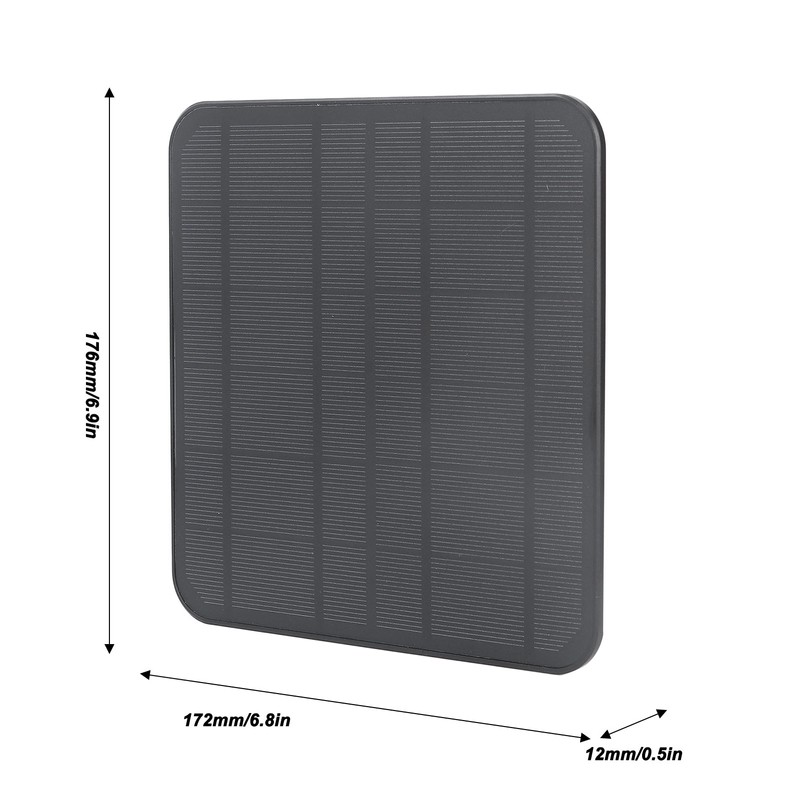 Solar Panel for Ring Camera 12W Fast Charging IP65 Waterproof