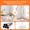 ZOZOE Metal Coat Rack Freestanding, Metal Coat Rack Stand with
