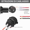 DAOKAI presa accendisigari, sostituzione presa di corrente auto DC 12V,