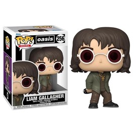 Funko Oasis + Pop Protector: Pop! Rocks Vinyl Figure (Gift Set Bundled with ToyBop Brand Box Protector Collector Case) (Liam Gallagher with Tambourine and Sunglasses #256/57763)