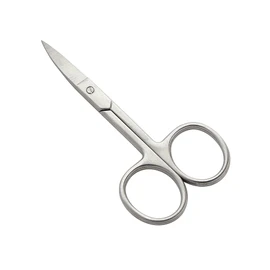 ComDent Cuticle Nail Scissors for Manicure Pedicure for Personal and Professonal Grooming (Curved)