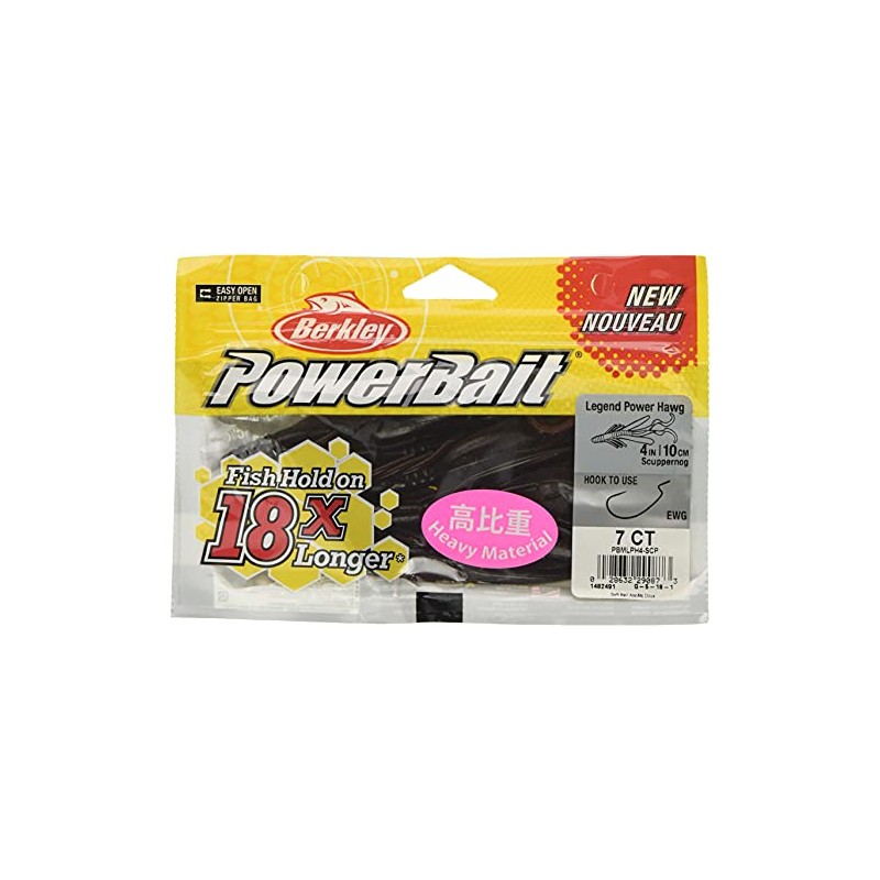 Berkley PBMLPH4-SCP Worm Powerbait Legend Powerhog 4"