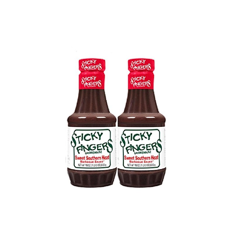 Sticky Fingers Sweet Southern Heat Barbecue Sauce - Pack of