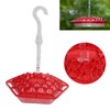 Hex Hummingbird Feeder Horizontal Hanging Bird Feeding Tray for Garden