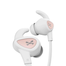 Ghostek Rush Auriculares Bluetooth Manos Libres, Blanco/Oro Rosa
