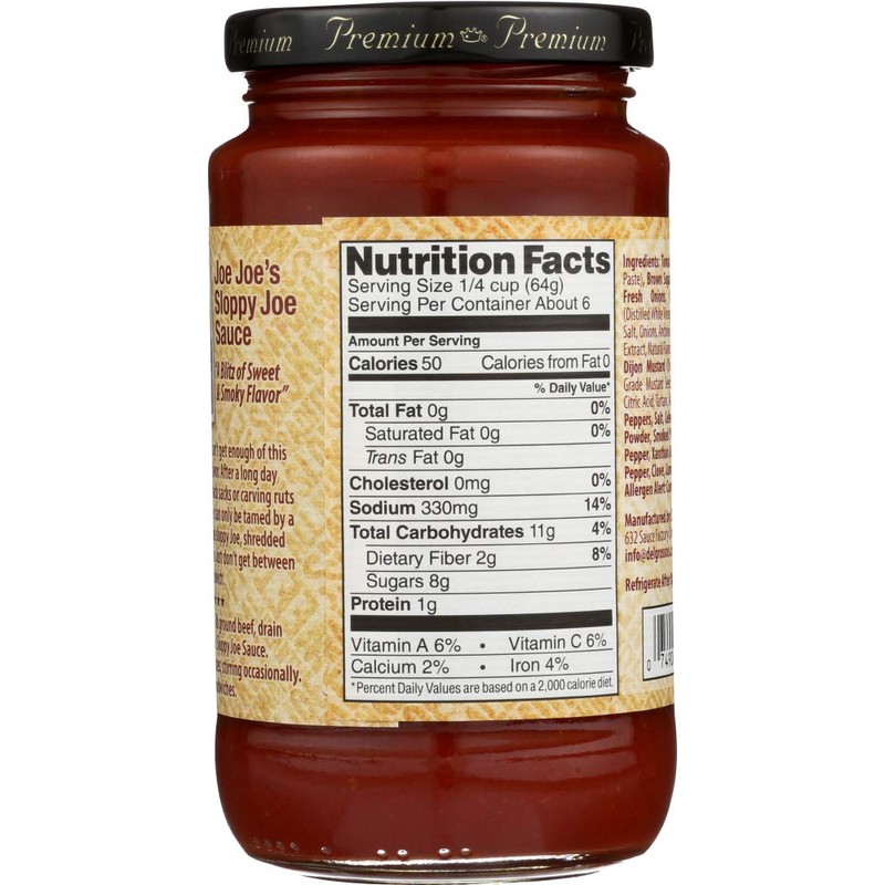 (NOT A CASE) Joe Joes Sloppy Joe Sauce