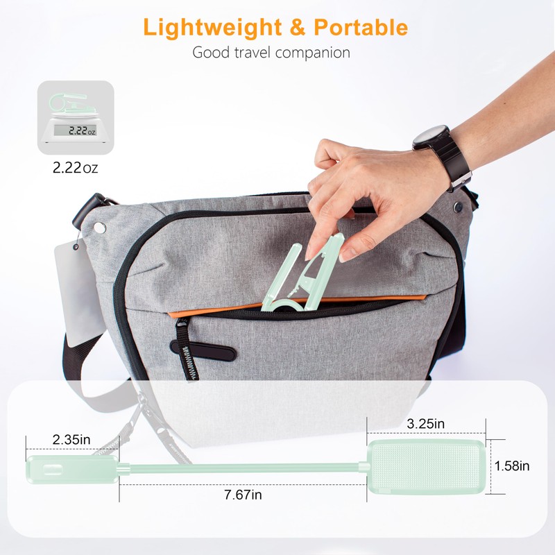 Gritin 9 LED Rechargeable Book Light for Reading in Bed
