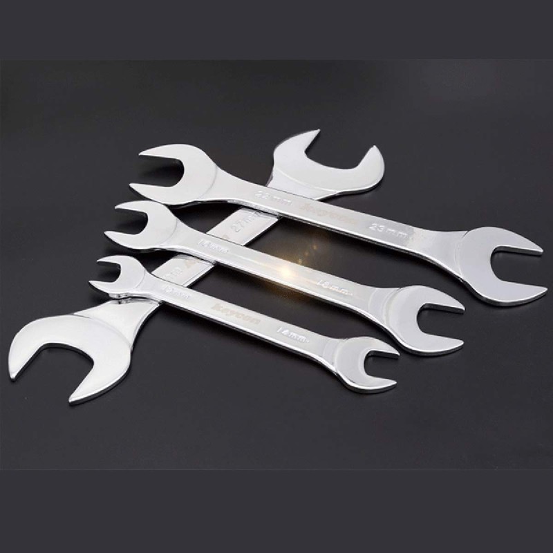 ExcInter Open Ended Spanner, 24mm & 27mm Double End Silver