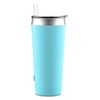 Ello Beacon Vacuum Insulated Stainless Steel Tumbler with Optional Straw,