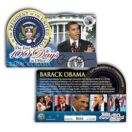 Lot of 2 BARACK OBAMA Complete 50-Card SetFIRST 100 DAYS IN OFFICE New Sealed