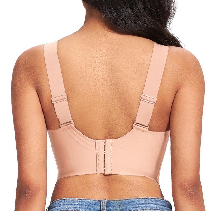 WANAFREE Wireless Bra Seamles Bralettes Push up Full Coverage Comfort