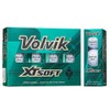 VOLVIK XT SOFT WHT GOLF BALLS, WHITE DOZEN, (Pack of