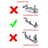 AA Faucet AA-101G Hot Replacement Stem Check with B-Handle