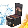 1 Pack Fireproof Document Box With Lock, Portable File Safe
