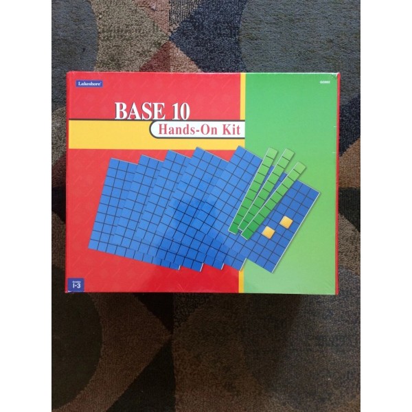 Lakeshore Base 10 Hands-on Kit, 20 Pouches, New Sealed
