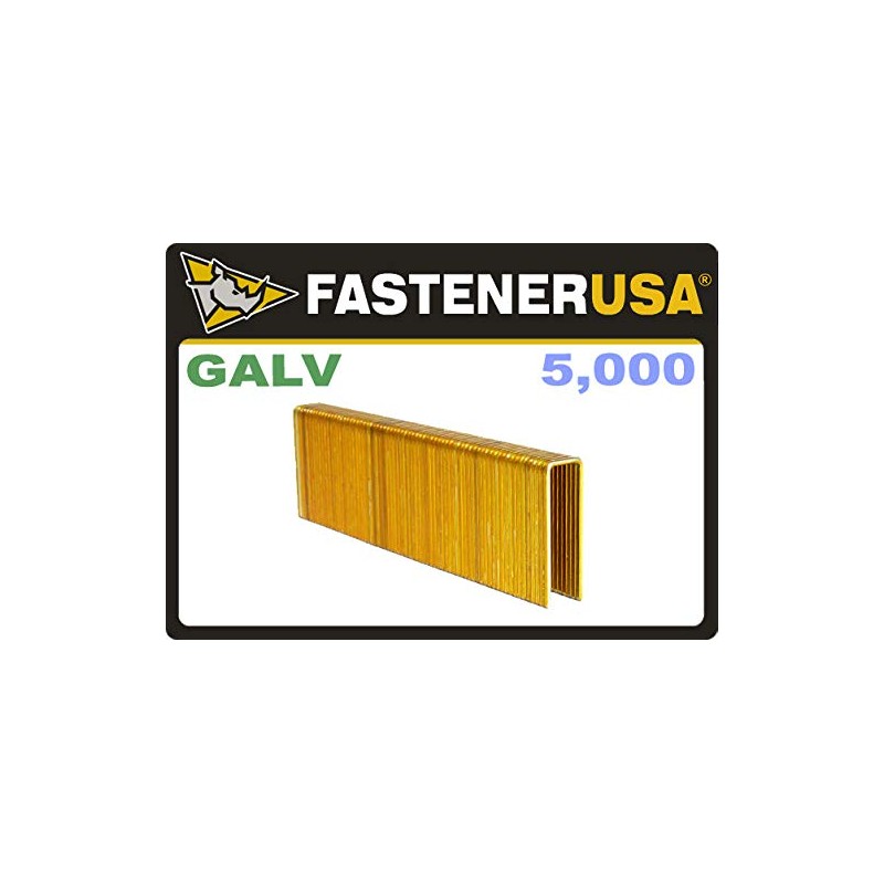 1-1/2" Leg x 7/16" Crown 16GA GALV N17 Staples 5,000ct