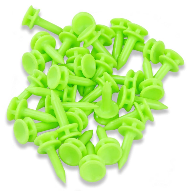 Zivisk Golf Tees Plastic 25MM 100 Count Green Golf Tees