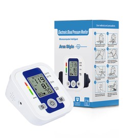 Blood Pressure Monitors with Large Cuff - Digital Upper Arm BP Machine for Home Use, Arrhythmia Detection, Voice Function, 2x99 Memory Sets