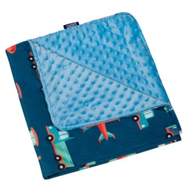 Wildkin Plush Baby Blanket – Soft & Cozy Comfort, Ideal for Toddlers, Travel & Daycare - Transportation