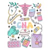 8.5x11 CNA cant right now front & back sublimation transfer