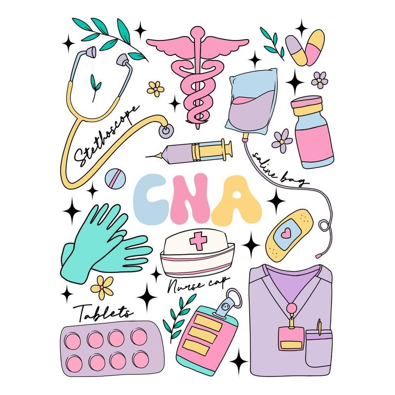 8.5x11 CNA cant right now front & back sublimation transfer