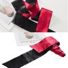 AWAVM Pack of 3 Sleep Masks, Satin Eye Mask, Red/Black,