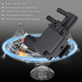 25860-75230 Vapor Canister Purge Solenoid for TOYOTA 4Runner 2000-2002 for Tacoma 2001-2004 Vacuum Switching Valve Assembly Replace 911-675